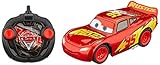 Dickie Toys 203084010 - 'Cars 3 RRC Turbo Racer Lightning McQueen RC Fahrzeug, ferngesteuertes Auto, 1:24, 17 cm