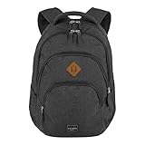 travelite Handgepäck Rucksack, Laptop Rucksack 15,6 Zoll, BASICS, Daypack, Tagesrucksack mit vielen Fächern, 45 cm, 22 Liter
