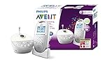 Philips AVENT SCD585/26 Audio-Babyphone mit DECT-Technologie, Sternenhimmel-Projektor, weiß