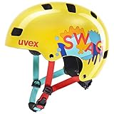 uvex kid 3 - robuster Fahrradhelm für Kinder- individuelle Größenanpassung - optimierte Belüftung - yellow - 55-58 cm
