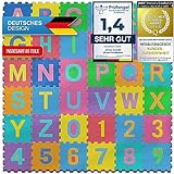 all kids United® Kinder Puzzlematte - Kinderteppich Spiel-Teppich Schadstofffrei Spielmatte Eva Schaumstoff-Matte